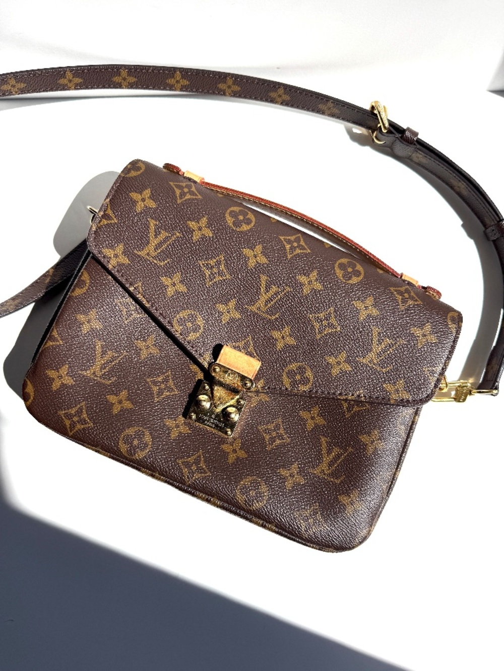 Louis Vuitton Pochette Metis Monogram Top Handle Crossbody Bag